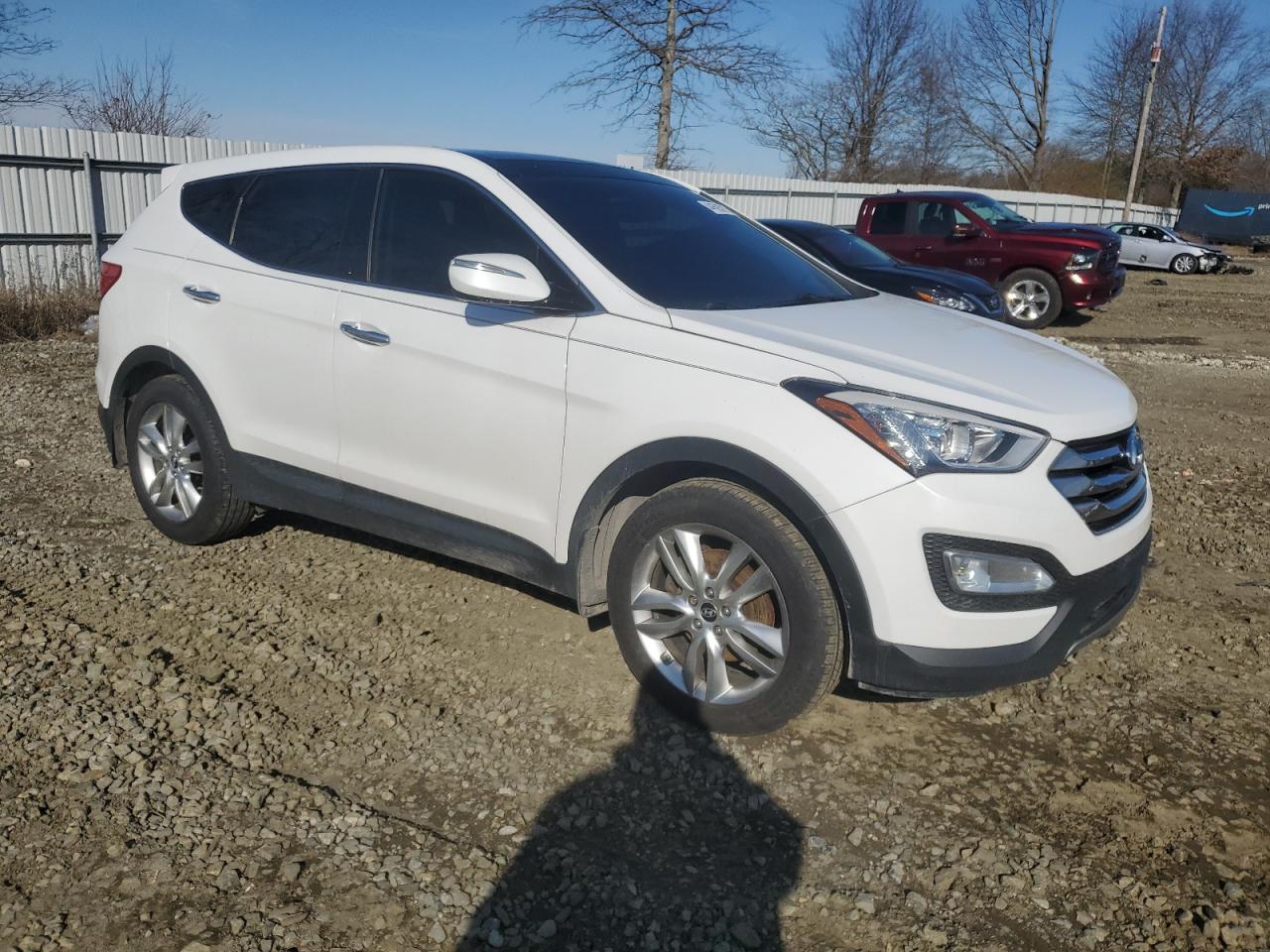 2013 Hyundai Santa Fe VIN 5XYZWDLA1DG064744 Copart auction photo, front end damage thumbnail 4