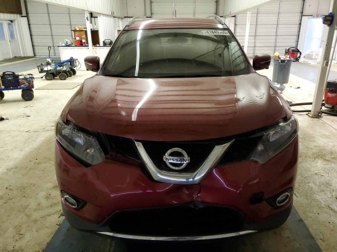 2015 Nissan Rogue VIN 5N1AT2MT0FC918670 Copart auction photo, front end / rear end damage thumbnail 5
