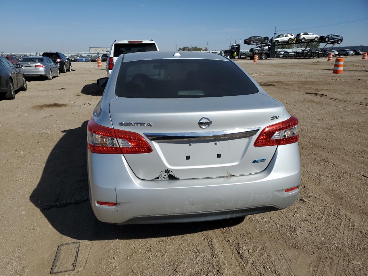 2014 Nissan Sentra VIN 3N1AB7AP8EY210252 Copart auction photo, front end damage thumbnail 6