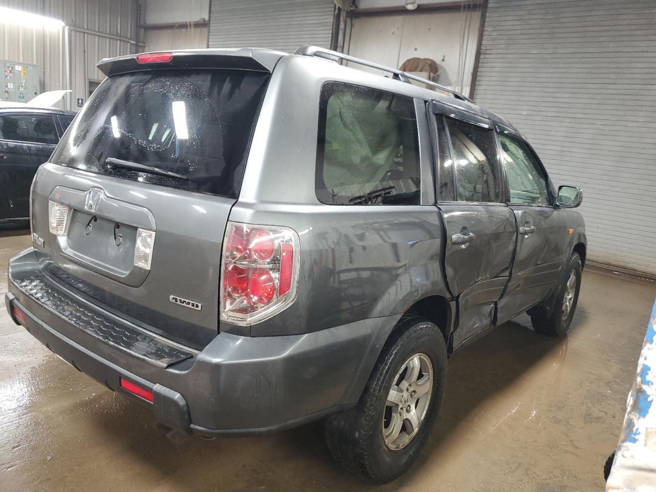 2007 Honda Pilot VIN 5FNYF18507B024172 Copart auction photo, side damage thumbnail 3
