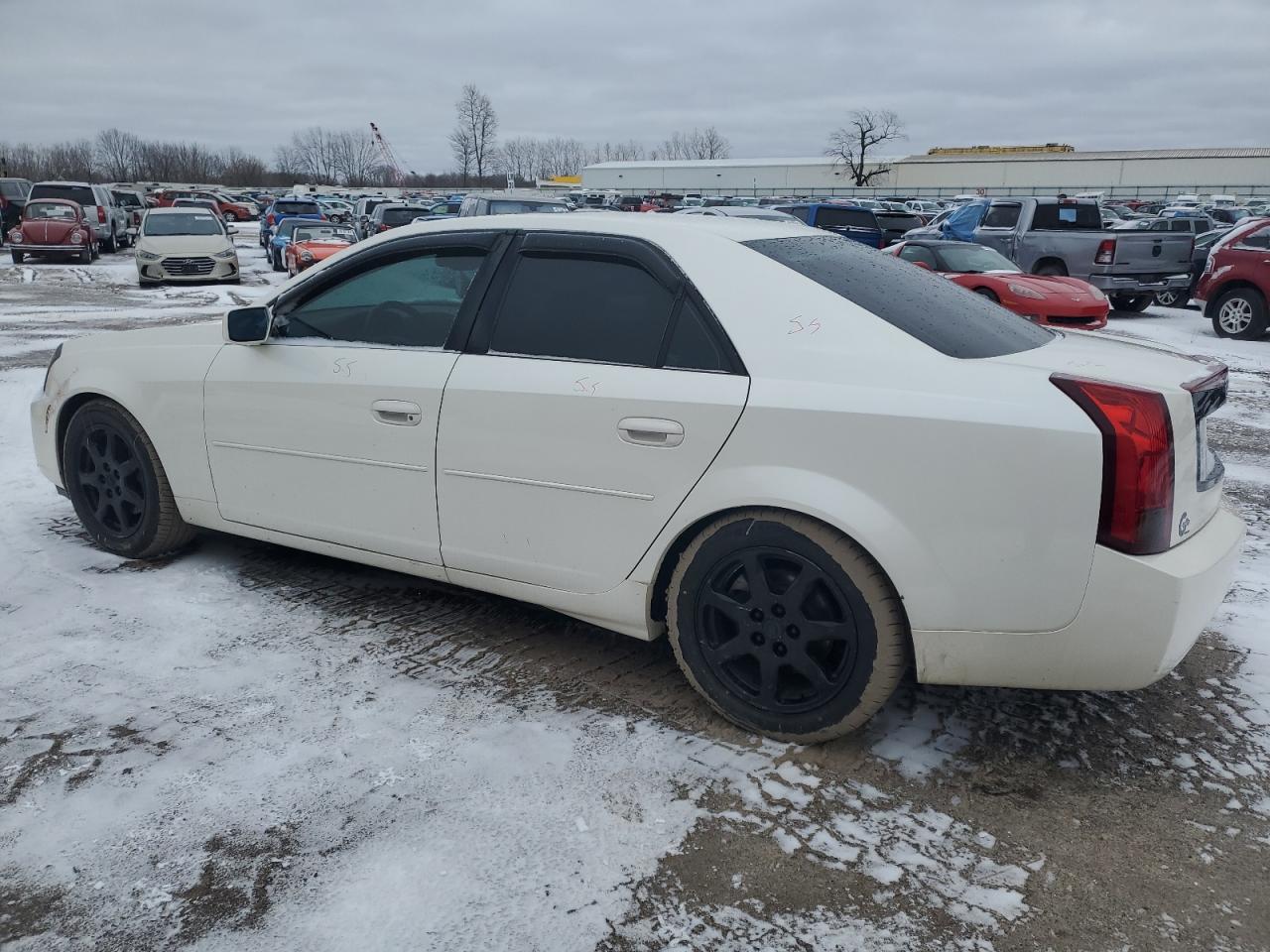 2003 Cadillac CTS VIN 1G6DM57N230165432 Copart auction photo, front end / minor dent/scratches damage thumbnail 2