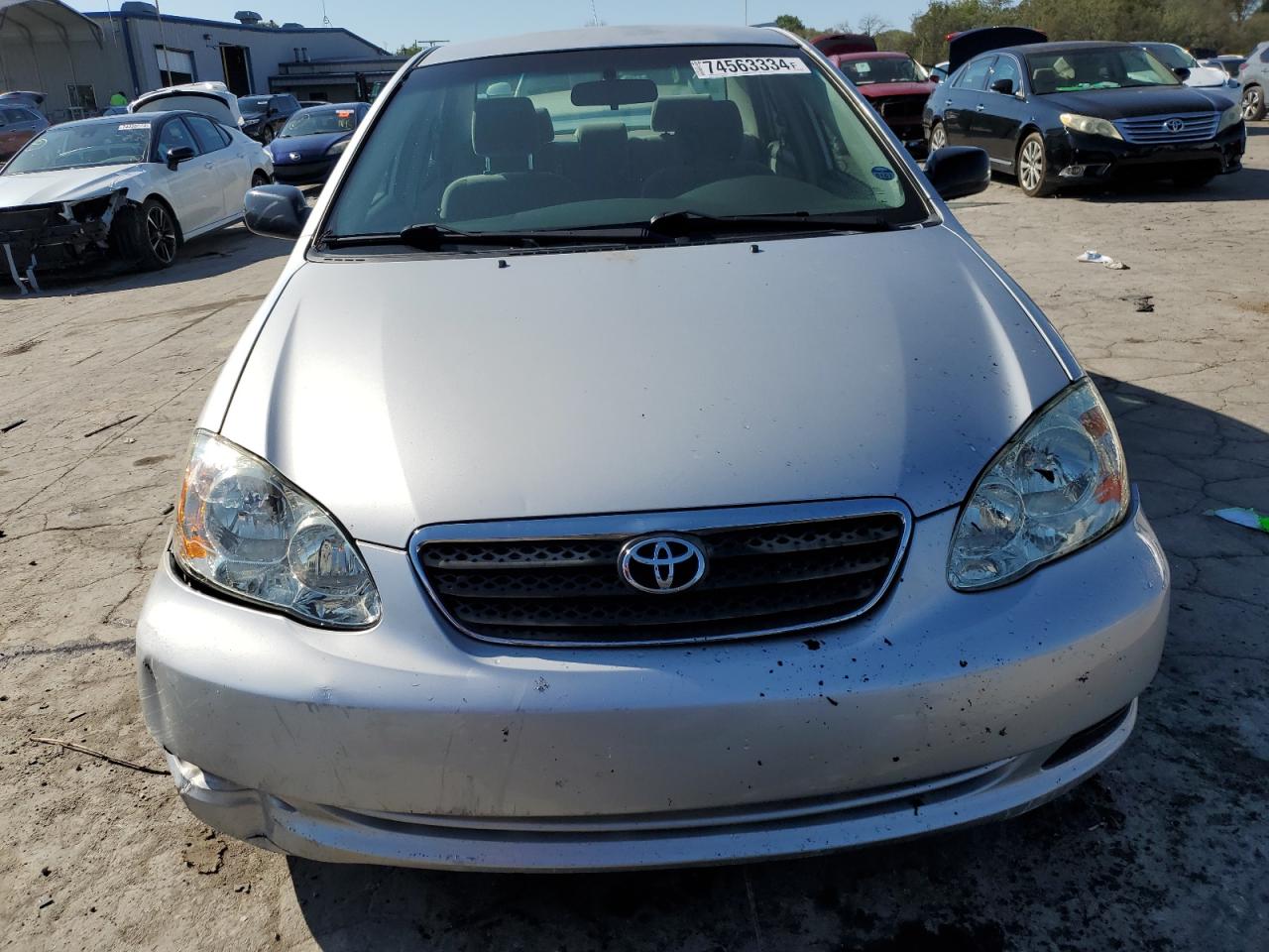 2007 Toyota Corolla VIN JTDBR32E870132216 Copart auction photo, rear end / front end damage thumbnail 5