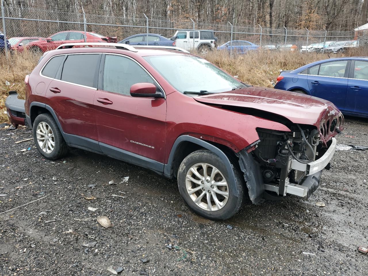 2019 Jeep Grand Cherokee VIN 1C4PJMCB8KD212575 Copart auction photo, front end / rear end damage thumbnail 4