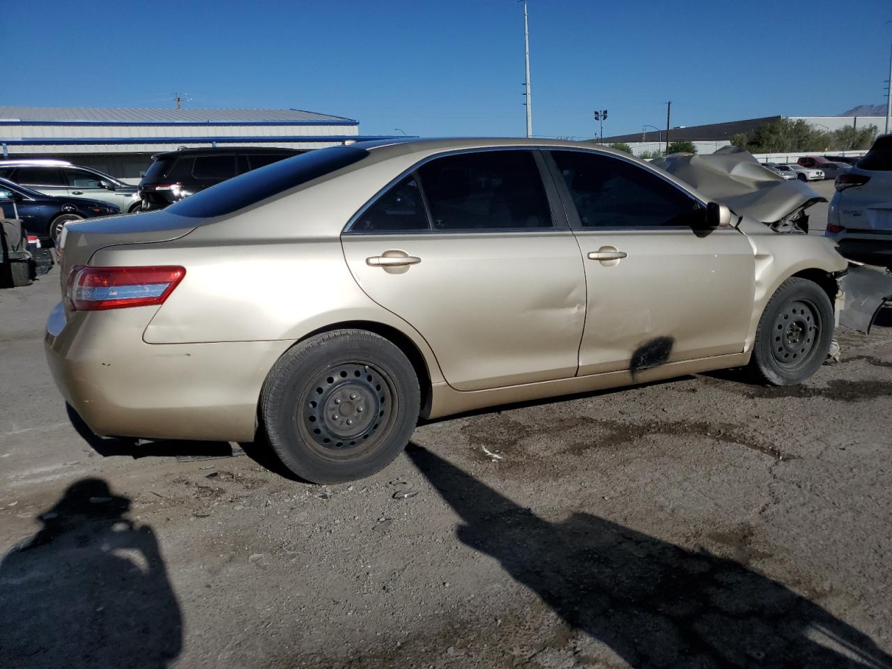 2011 Toyota Camry VIN 4T4BF3EK0BR134118 Copart auction photo, front end / side damage thumbnail 3