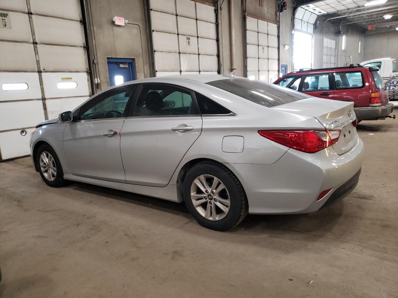 2014 Hyundai Sonata VIN 5NPEB4AC8EH920808 Copart auction photo, front end damage thumbnail 2