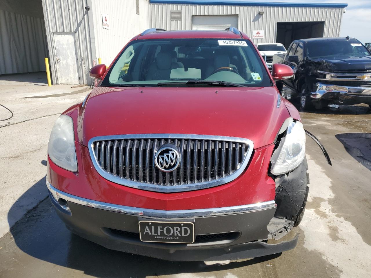 2012 Buick Enclave VIN 5GAKRDED5CJ250092 Copart auction photo, side / front end damage thumbnail 5
