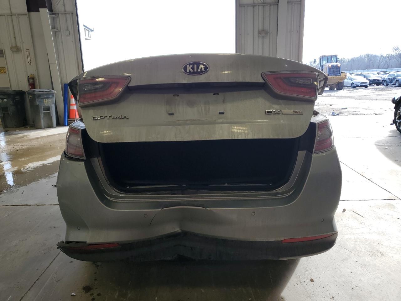 2015 KIA Optima VIN KNAGN4AD3F5084378 Copart auction photo, all over damage thumbnail 6