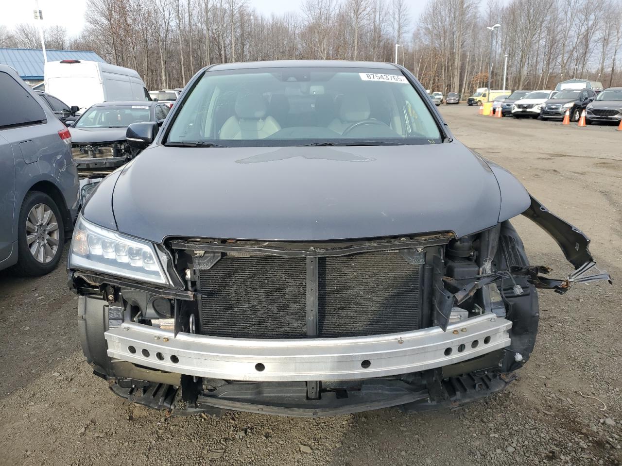 2014 Acura MDX VIN 5FRYD4H65EB005032 Copart auction photo, front end damage thumbnail 5