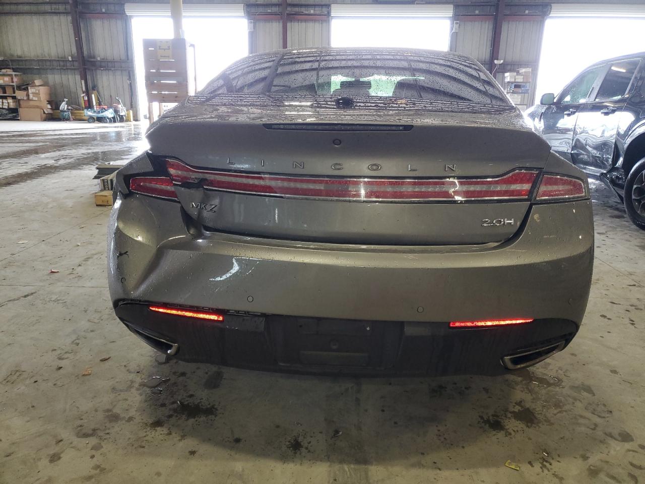 2016 Lincoln MKZ VIN 3LN6L2LU7GR606235 Copart auction photo, rear end damage thumbnail 6