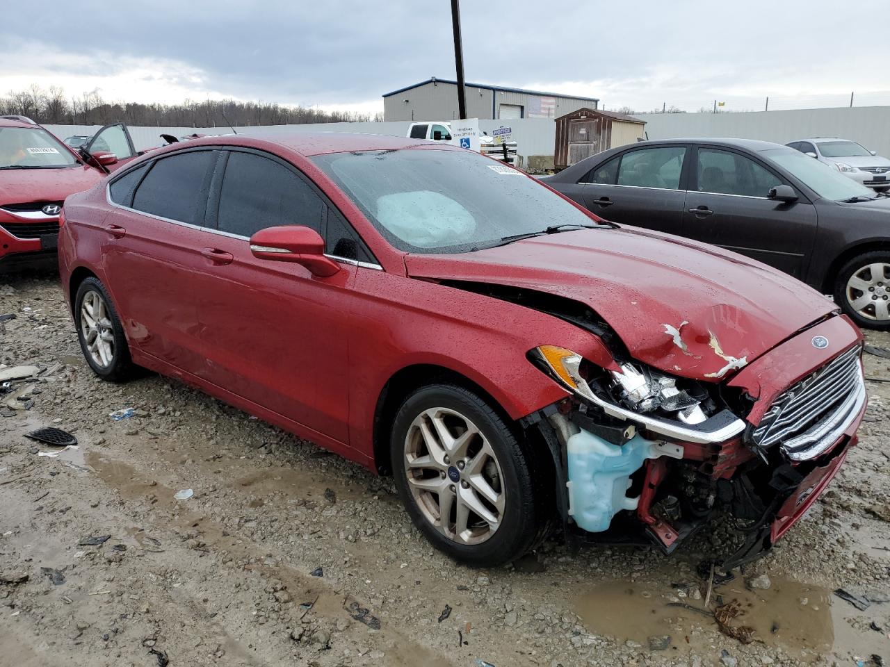 2014 Ford Fusion VIN 3FA6P0HD4ER183543 Copart auction photo, front end damage thumbnail 4