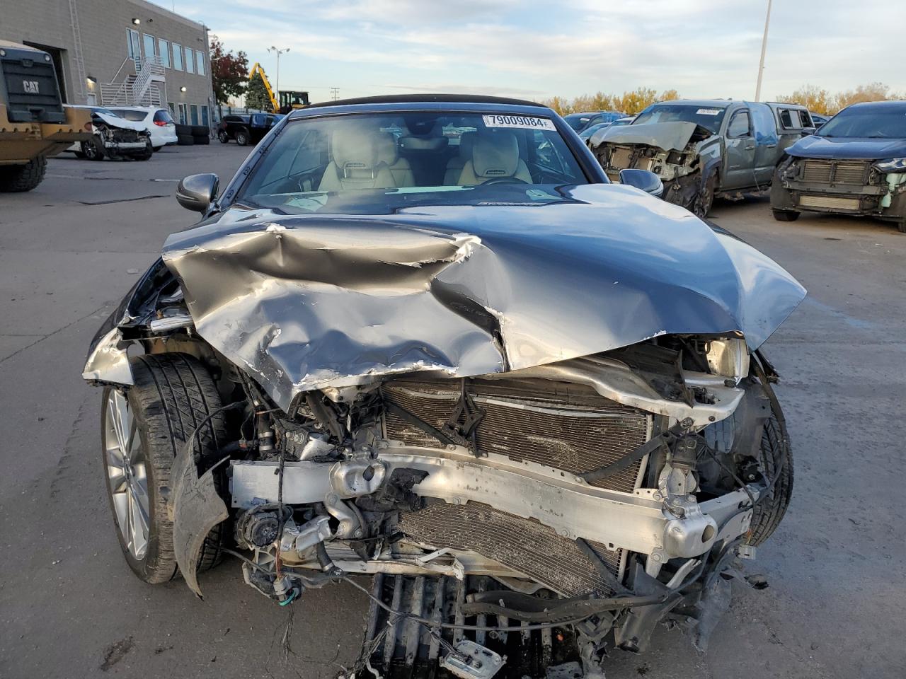 2017 Mercedes-Benz C-klasse VIN WDDWK4KB2HF507829 Copart auction photo, front end / side damage thumbnail 5