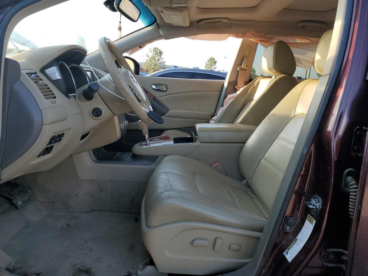 2014 Nissan Murano VIN JN8AZ1MU1EW414829 Copart auction photo, side damage thumbnail 7