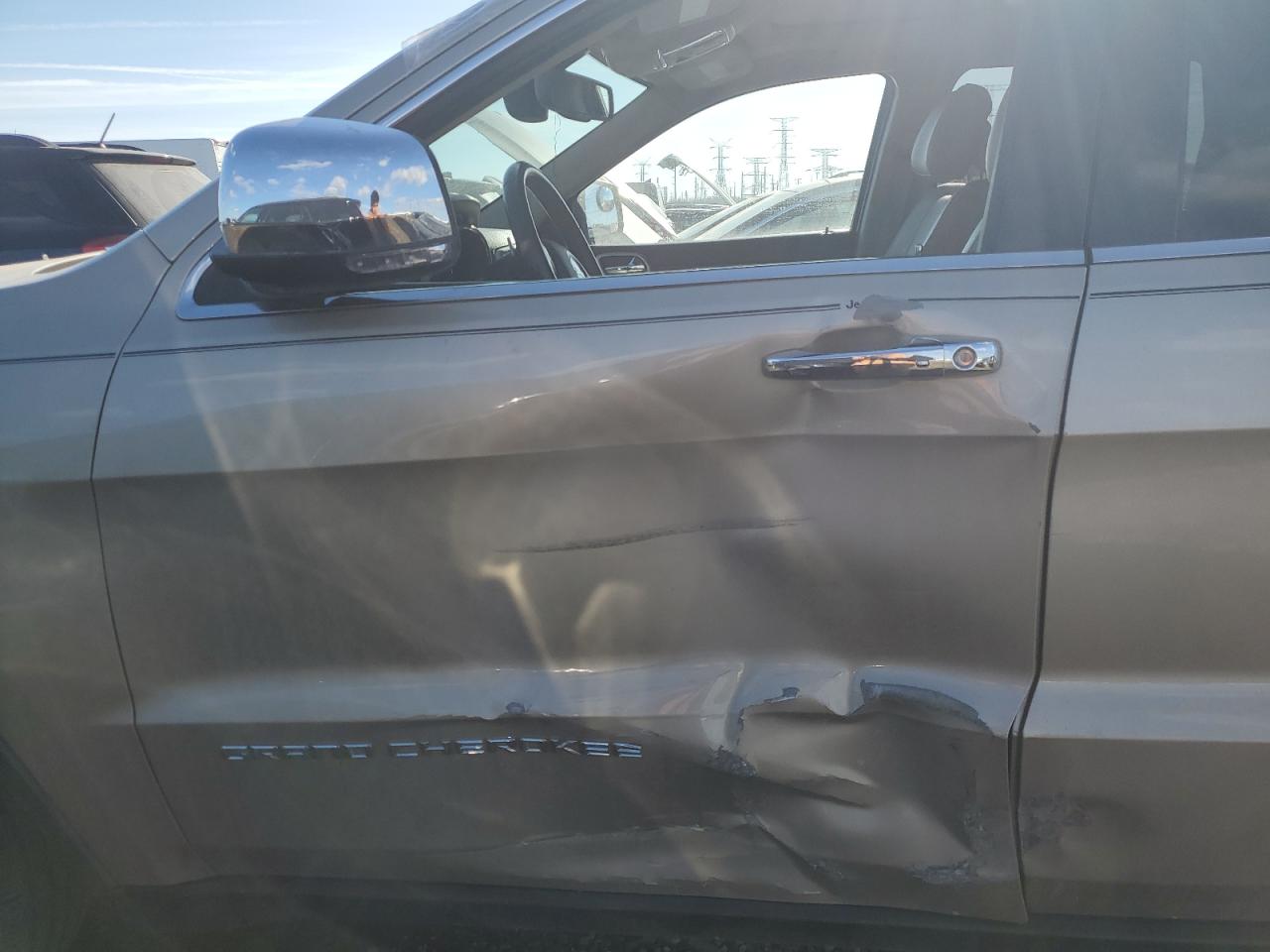 2014 Jeep Grand Cherokee VIN 1C4RJFBG9EC413493 Copart auction photo, side damage thumbnail 7