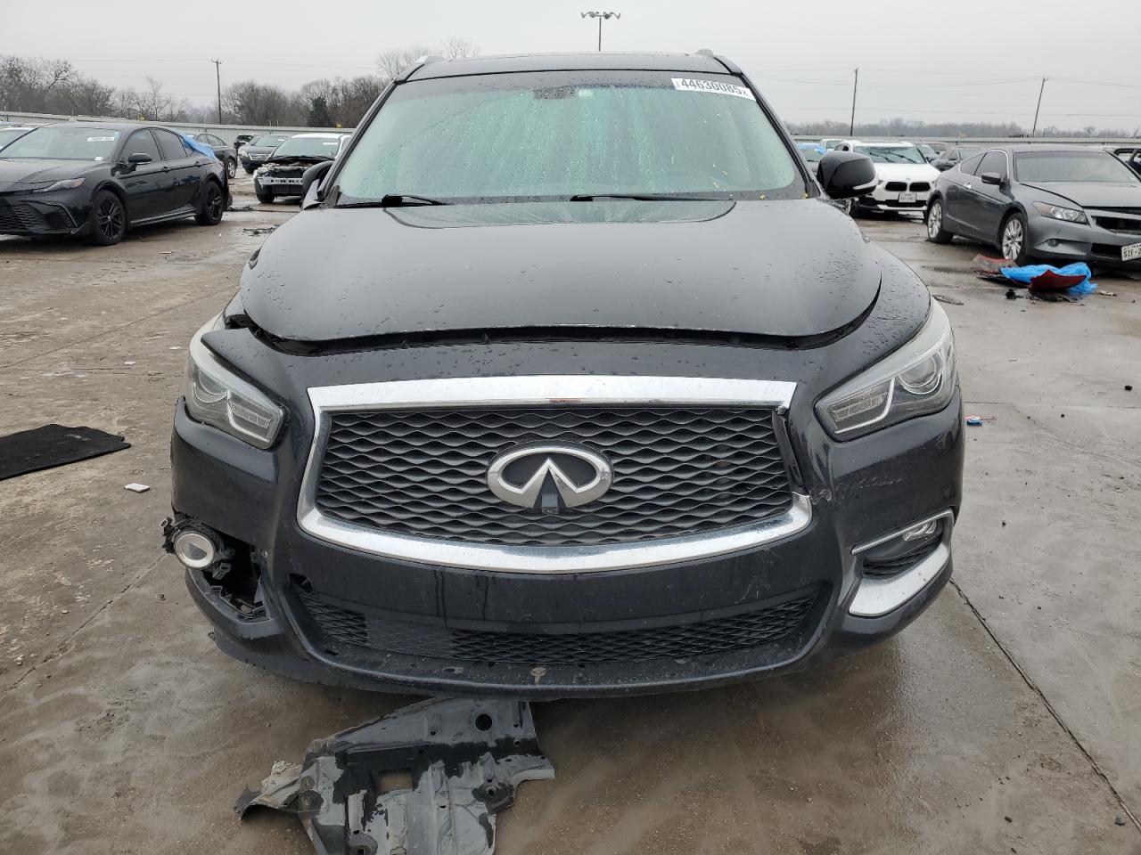 2016 Infiniti QX60 VIN 5N1AL0MN3GC528069 Copart auction photo, side / front end damage thumbnail 5