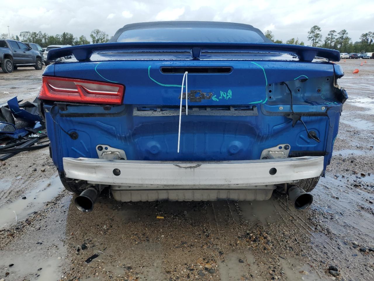 2017 Chevrolet Camaro VIN 1G1FF3D71H0111209 Copart auction photo, rear end damage thumbnail 6