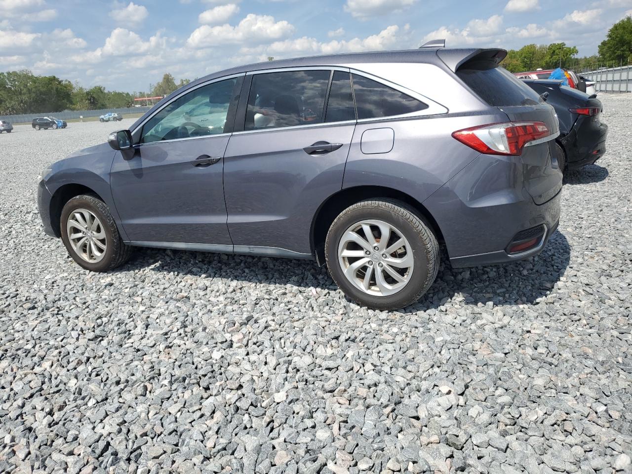 2017 Acura RDX VIN 5J8TB3H3XHL023630 Copart auction photo, side / front end damage thumbnail 2
