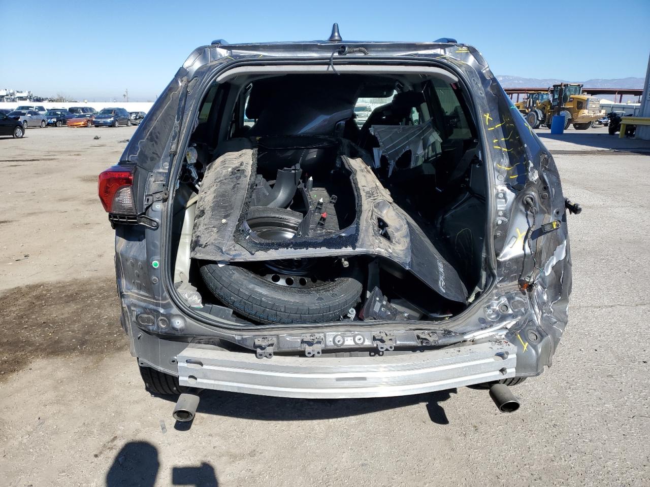 2019 Toyota RAV 4 VIN 2T3H1RFV1KW042862 Copart auction photo, rear end / frame damage damage thumbnail 6