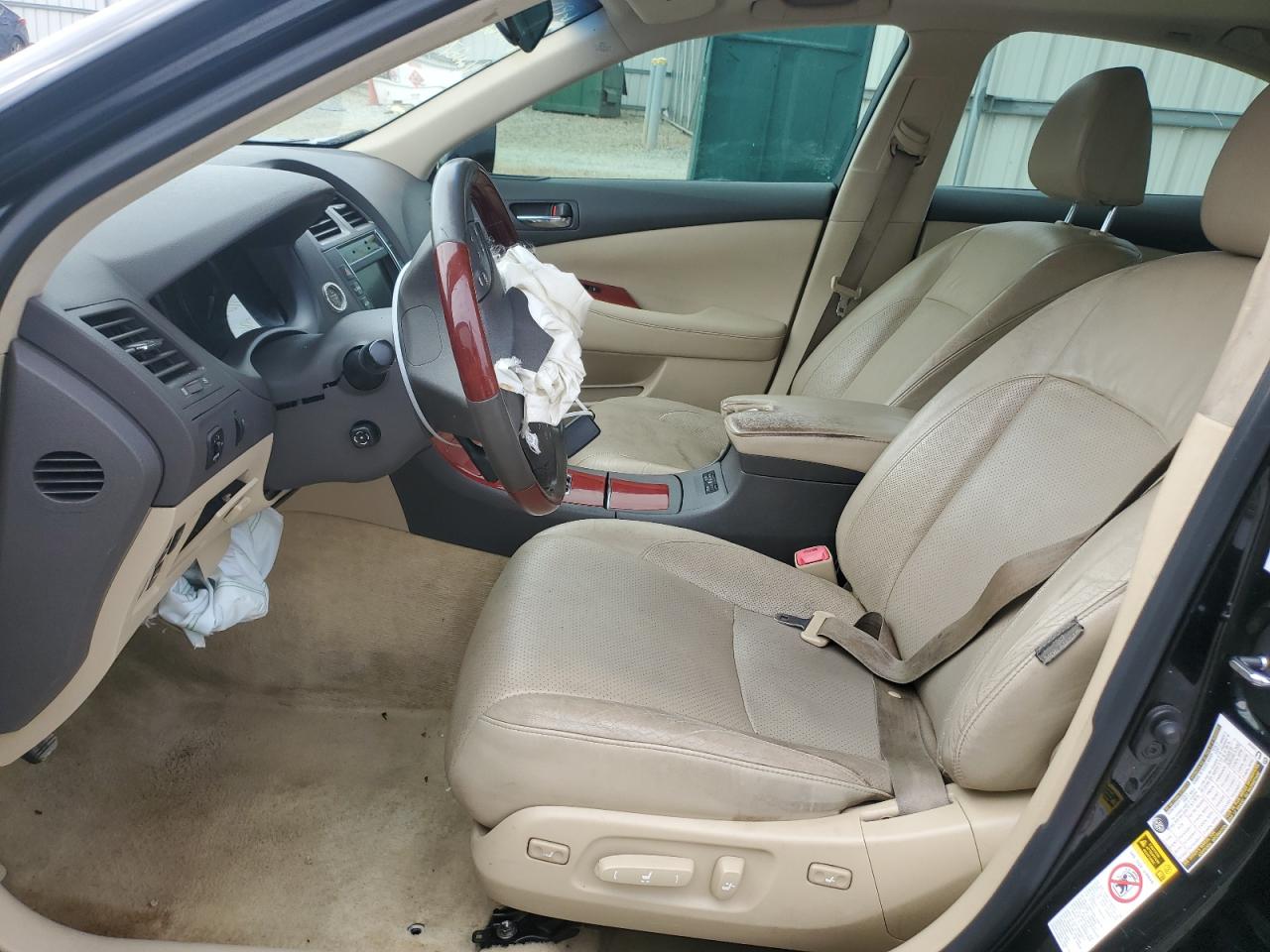 2009 Lexus ES VIN JTHBJ46G592278796 Copart auction photo, front end / undercarriage damage thumbnail 7