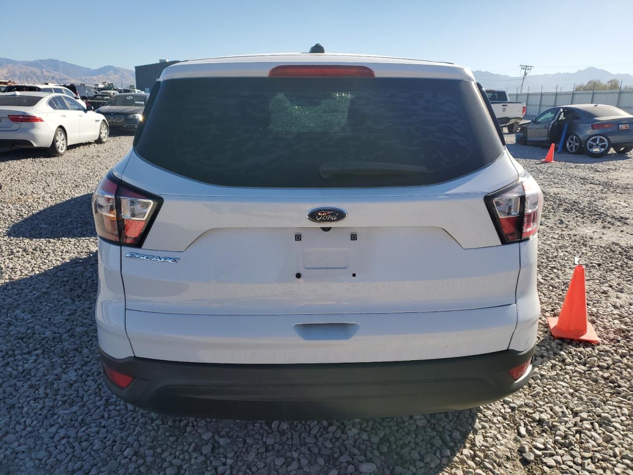 2018 Ford Escape VIN 1FMCU0F70JUD05350 Copart auction photo, front end damage thumbnail 6