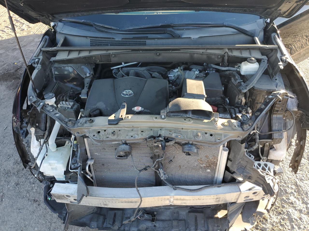 2019 Toyota Highlander VIN 5TDJZRFH1KS962660 Copart auction photo, front end damage thumbnail 13