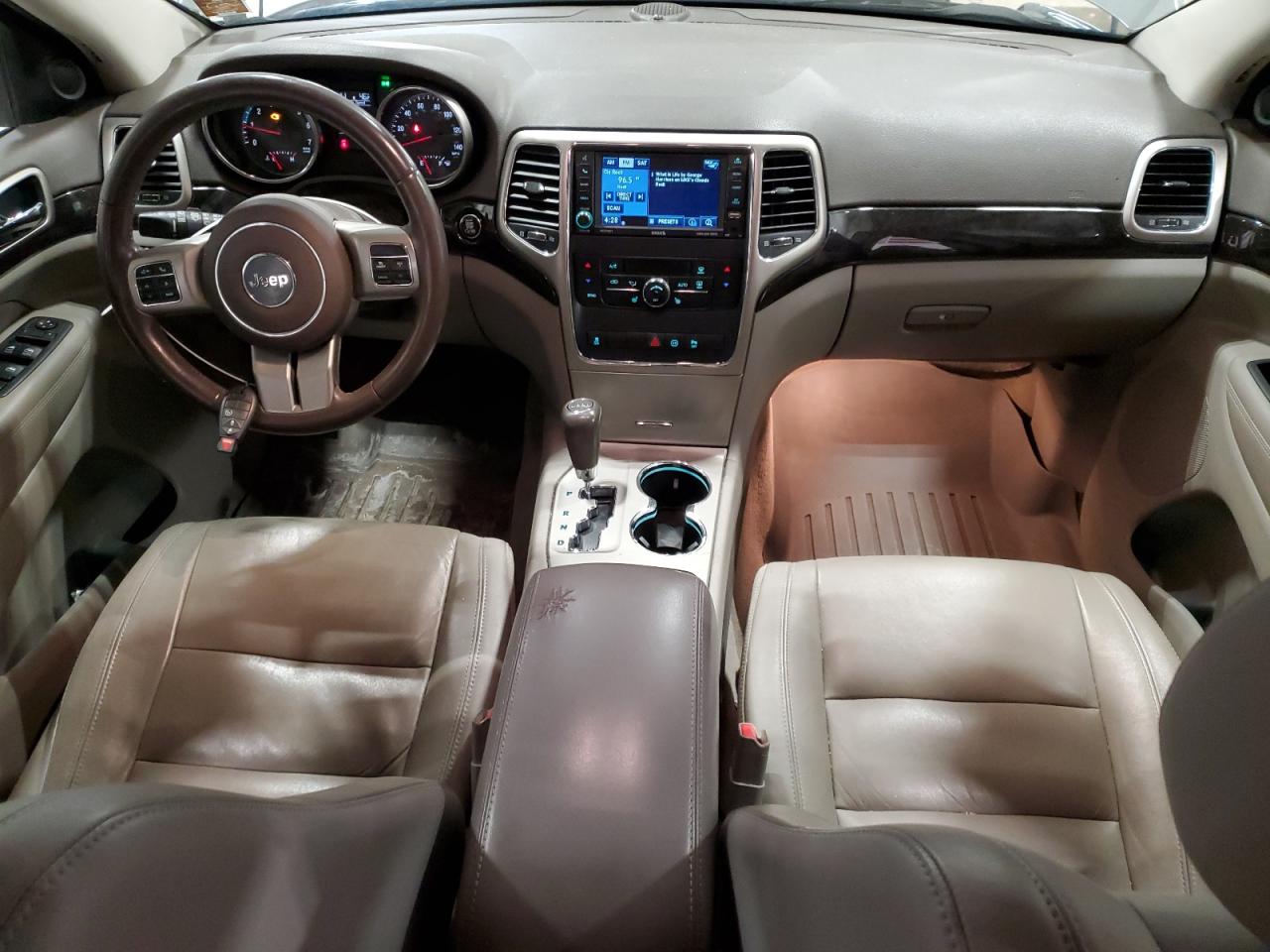 2012 Jeep Grand Cherokee VIN 1C4RJFAG7CC156705 Copart auction photo, front end / side damage thumbnail 8