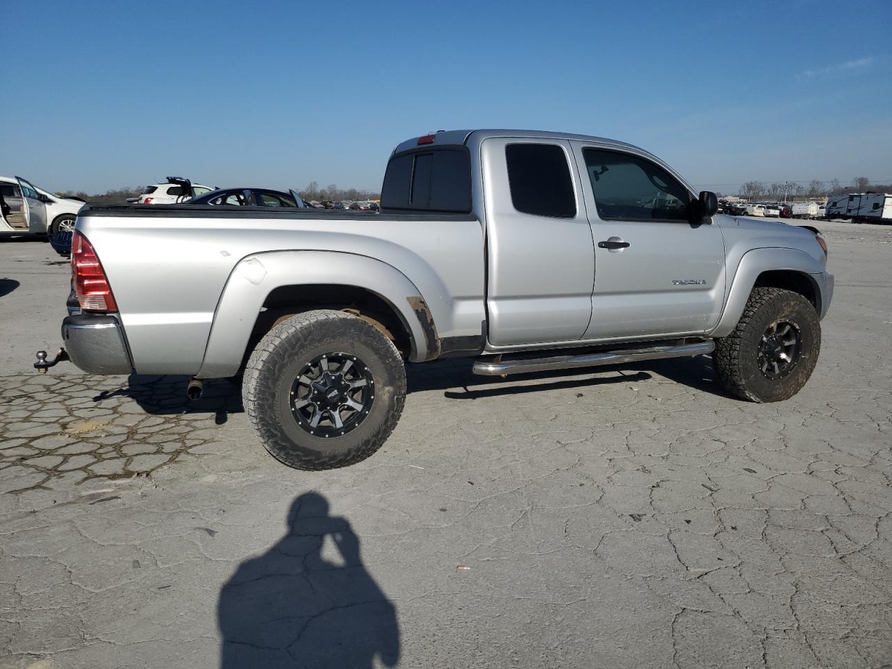 2007 Toyota Tacoma VIN 5TETU62N27Z373595 Copart auction photo, side damage thumbnail 3