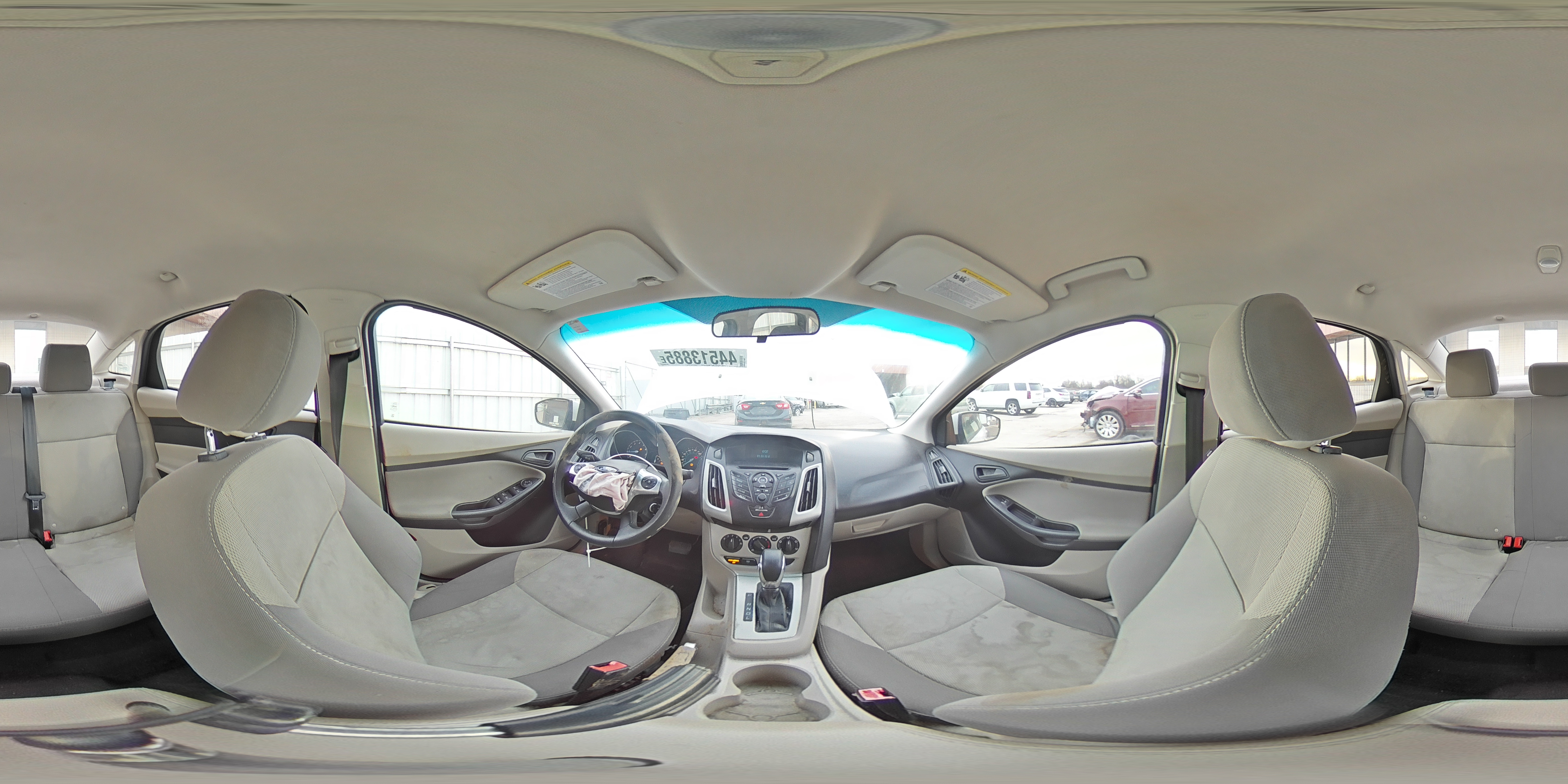 2012 Ford Focus VIN 1FAHP3F27CL470270 Copart auction photo, all over damage thumbnail 13
