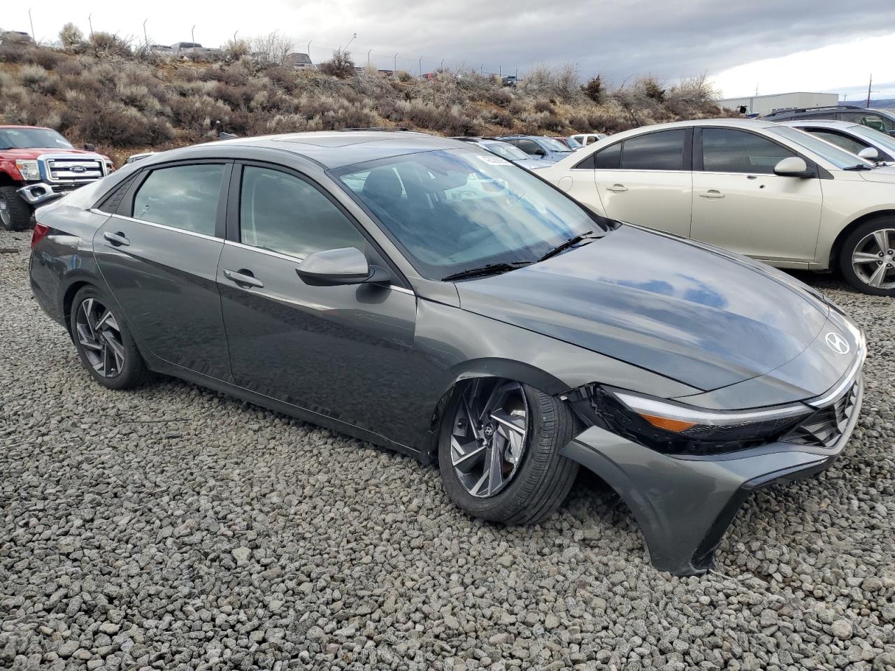 2024 Hyundai Elantra VIN KMHLS4DG5RU673339 Copart auction photo, all over / undercarriage damage thumbnail 4