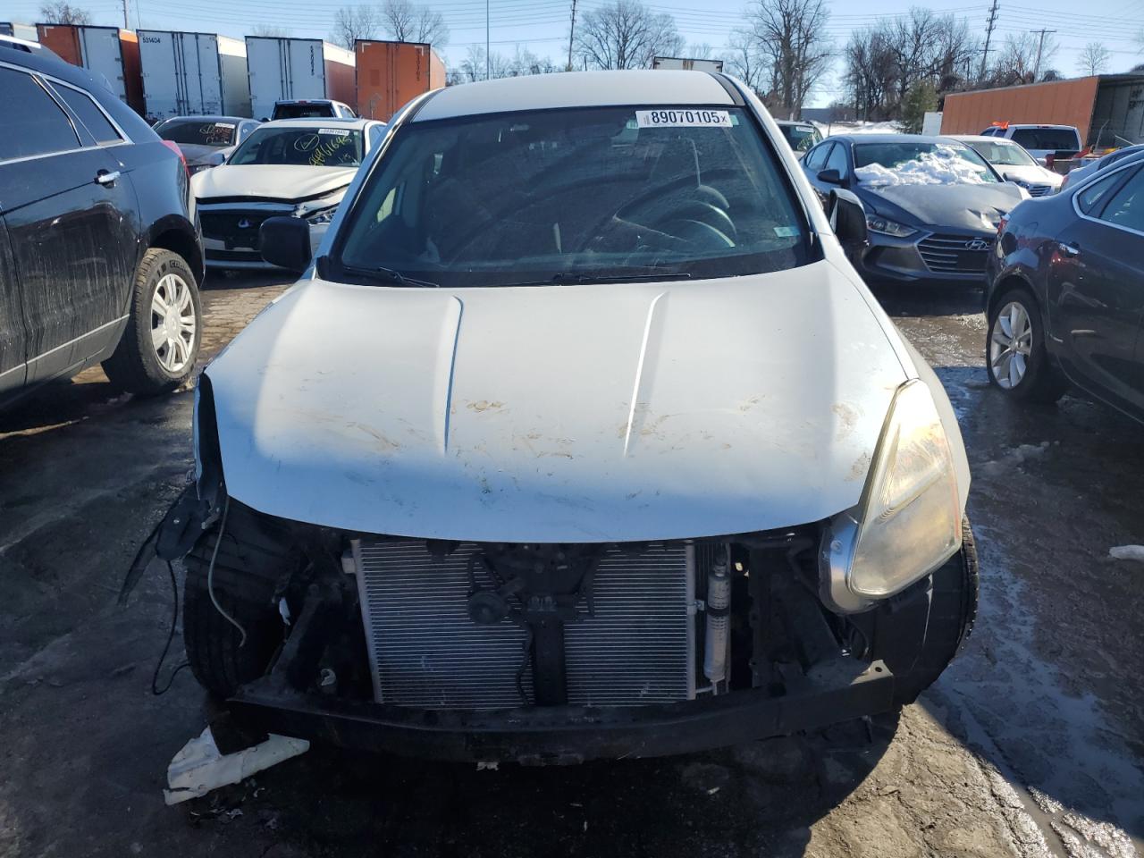 2011 Nissan Rogue VIN JN8AS5MT0BW187261 Copart auction photo, front end / side damage thumbnail 5