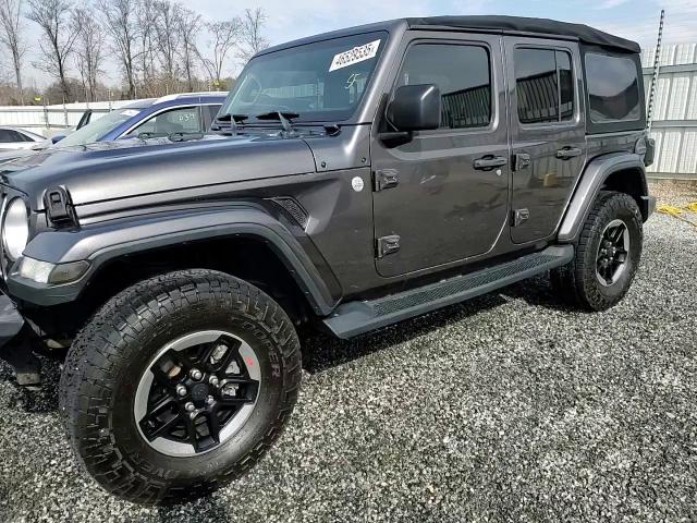 2018 Jeep Wrangler VIN 1C4HJXEG4JW134698 Copart auction photo, side damage thumbnail 13