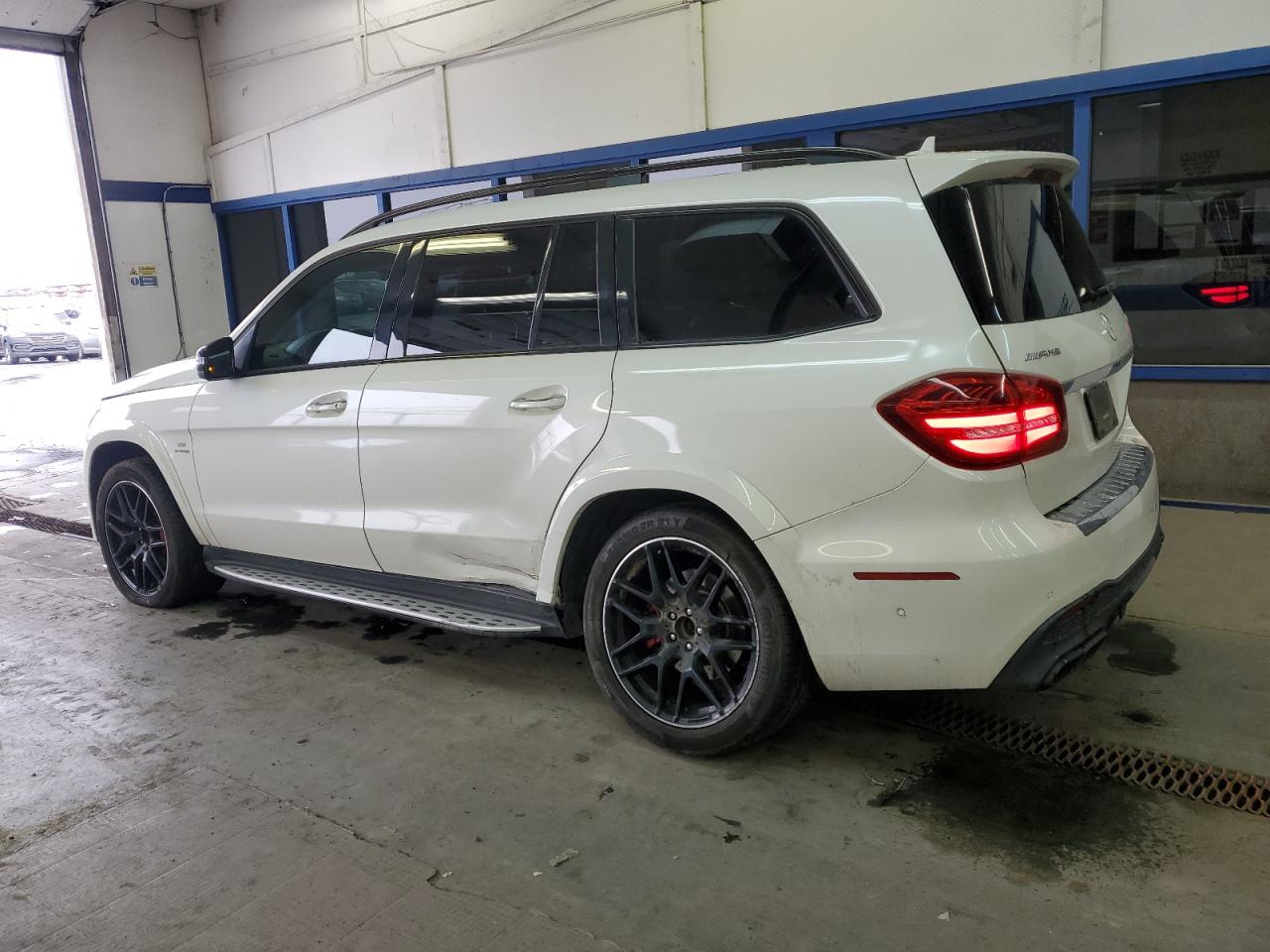 2018 Mercedes-Benz GLS-klasse VIN 4JGDF7FE2JB023499 Copart auction photo, side / undercarriage damage thumbnail 2