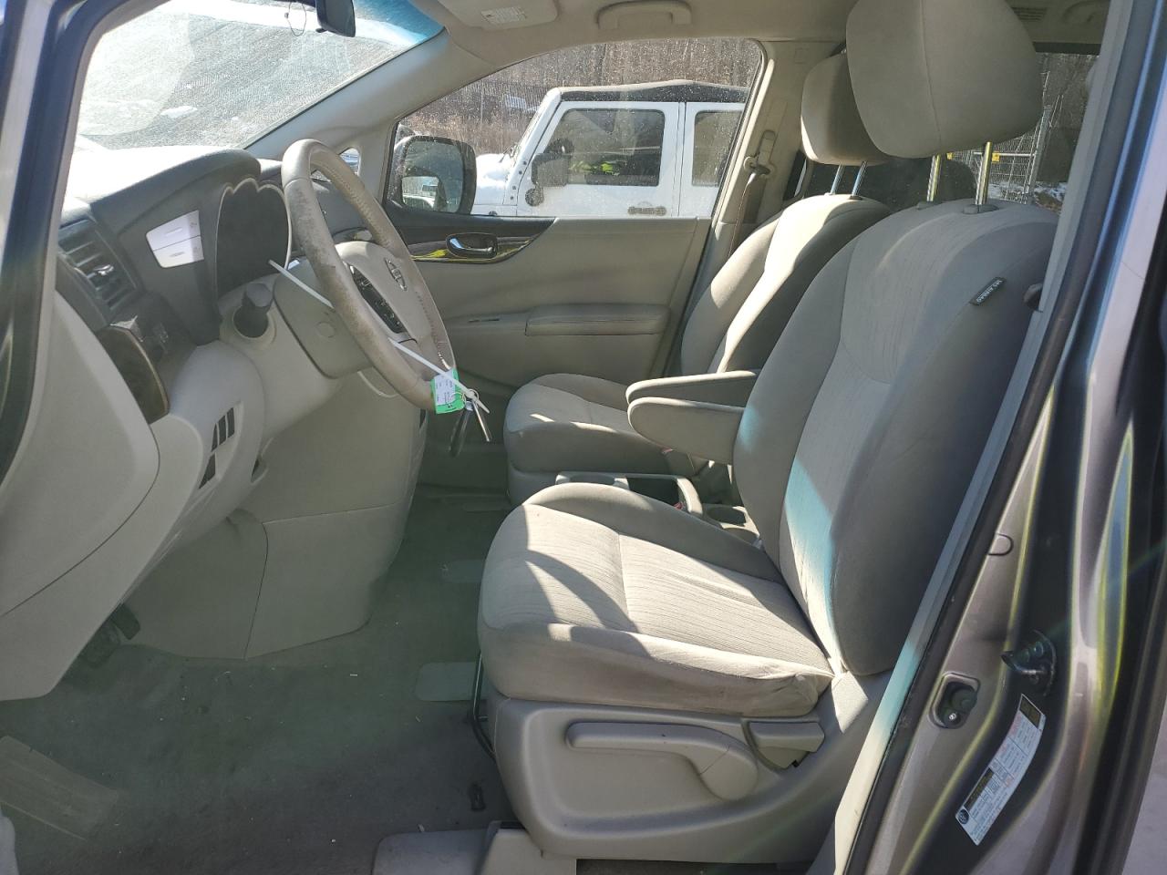 2017 Nissan Quest VIN JN8AE2KPXH9165769 Copart auction photo, side / front end damage thumbnail 7