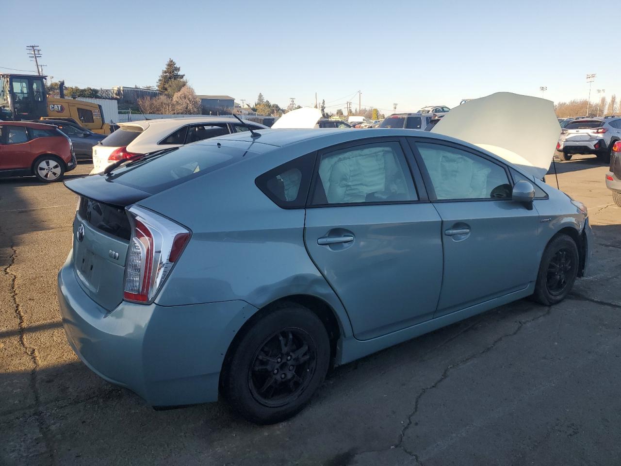 2015 Toyota Prius VIN JTDKN3DU9F1970912 Copart auction photo, front end damage thumbnail 3