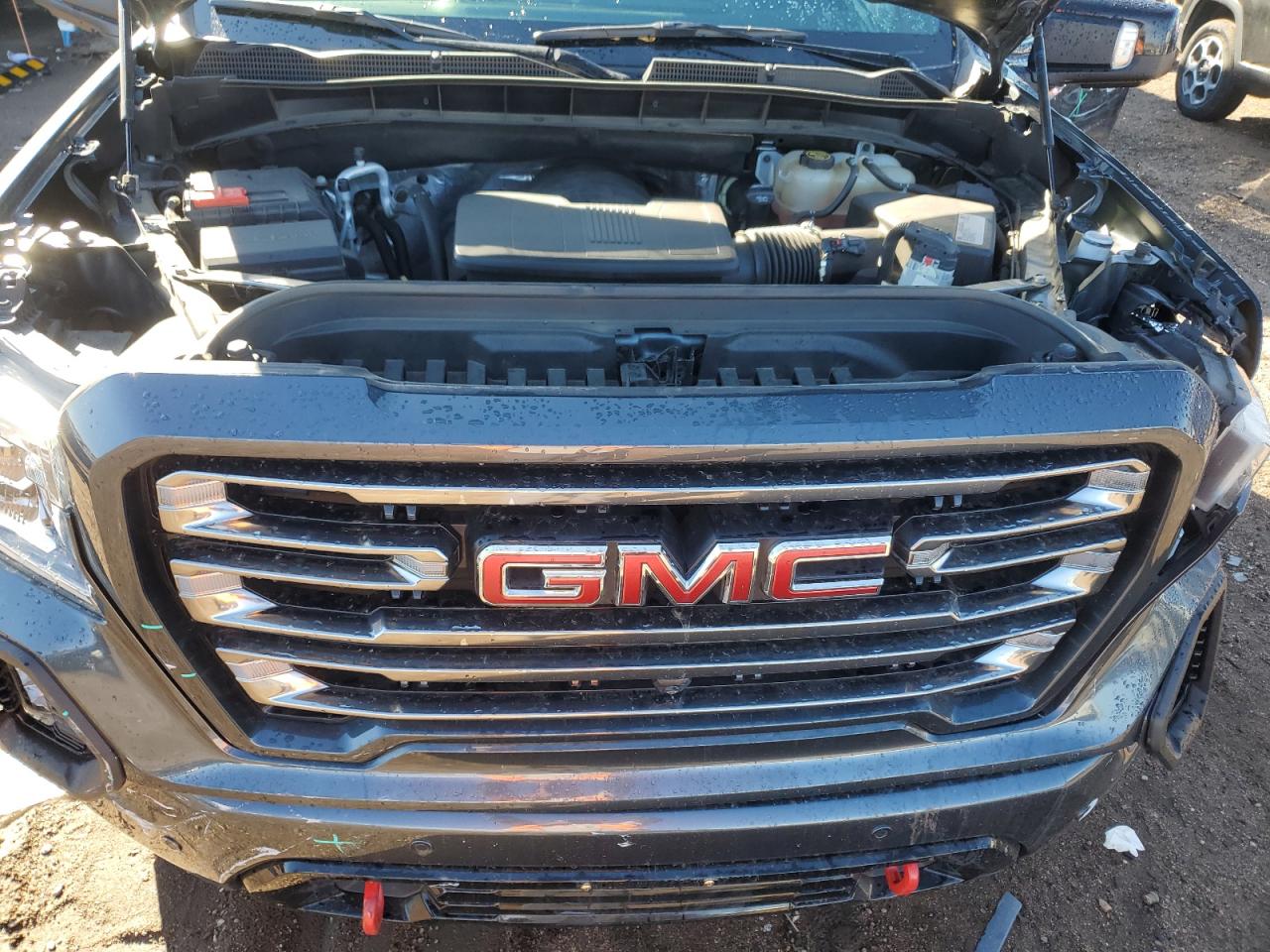 2021 GMC Sierra VIN 3GTP9EEL1MG128270 Copart auction photo, front end / side damage thumbnail 11