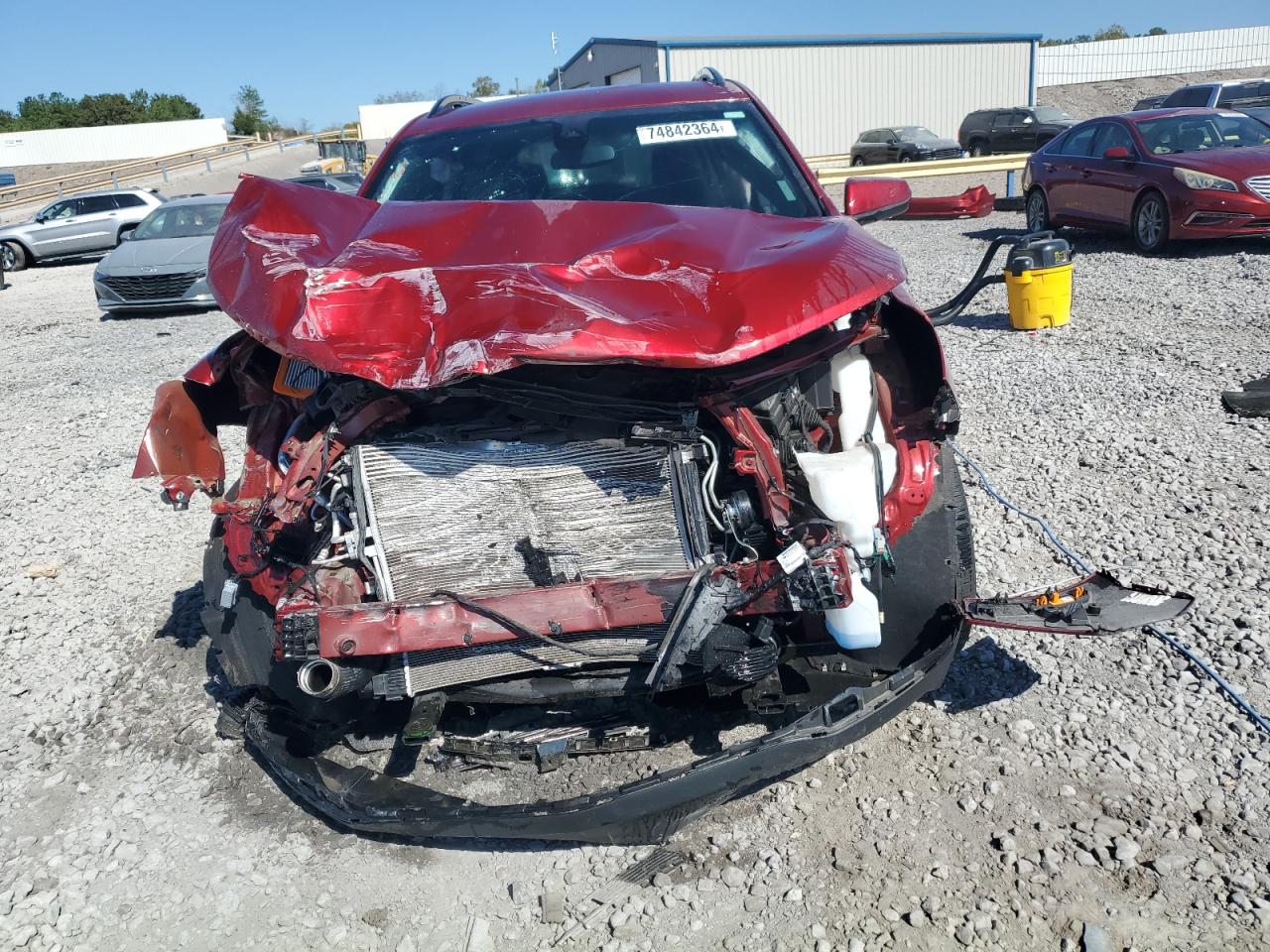 2022 Chevrolet Equinox VIN 2GNAXMEV4N6138481 Copart auction photo, front end damage thumbnail 5