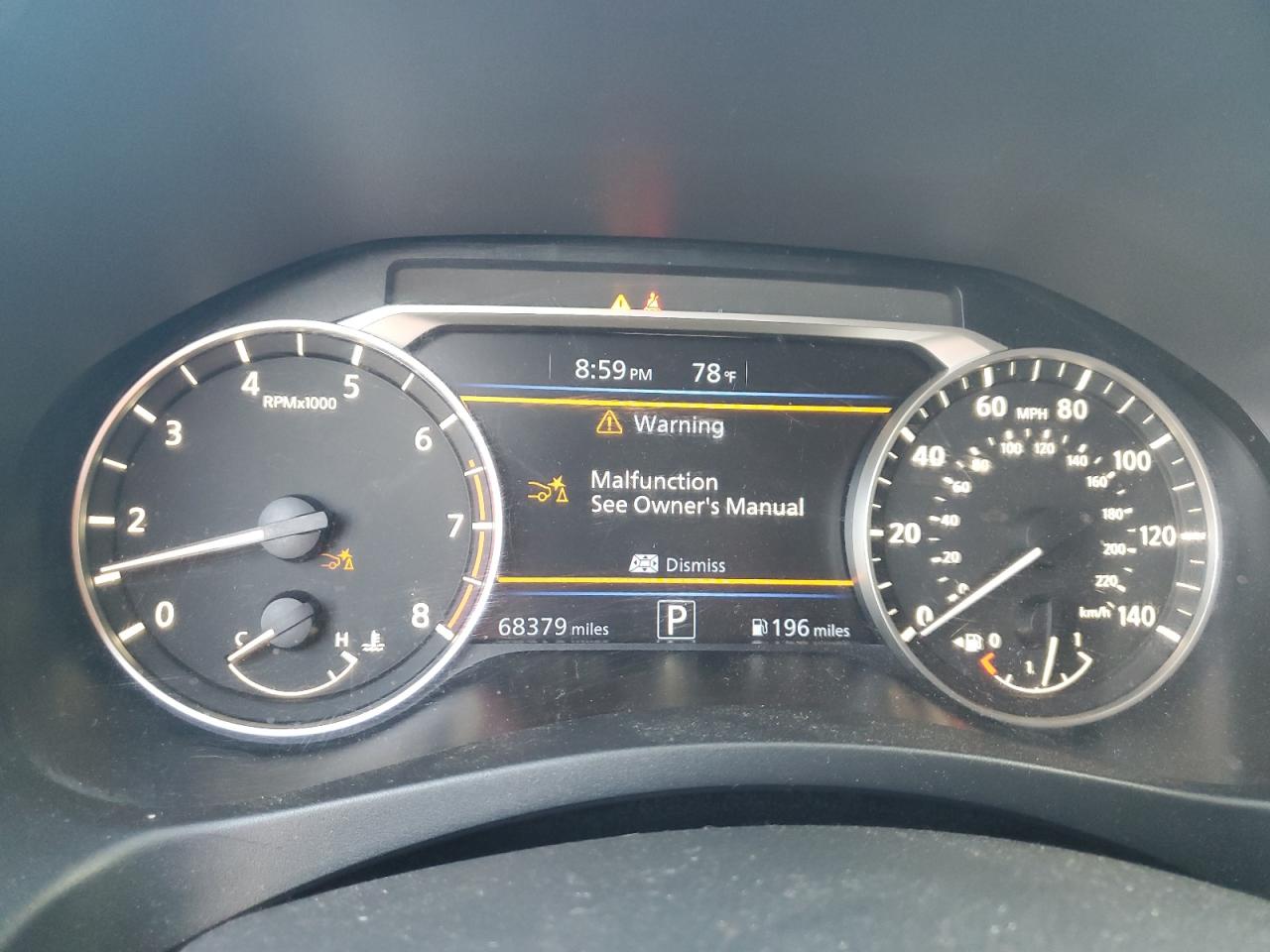 2019 Nissan Altima VIN 1N4BL4DV2KC138868 Copart auction photo, rear end / front end damage thumbnail 9