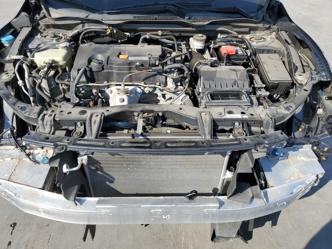 2016 Honda Civic VIN 19XFC2F51GE022171 Copart auction photo, front end / rear end damage thumbnail 11