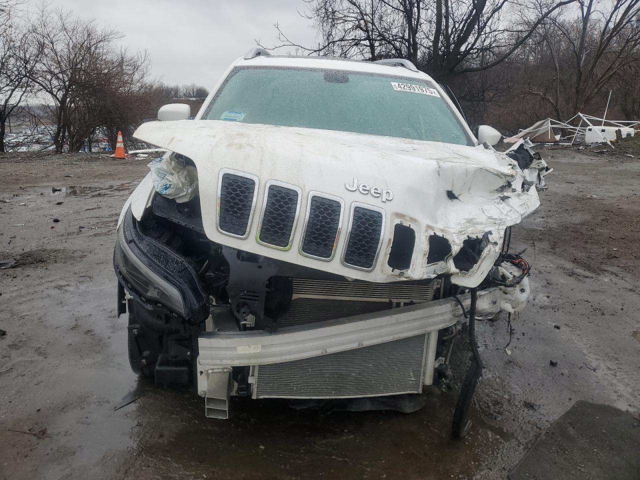 2019 Jeep Grand Cherokee VIN 1C4PJMDX4KD394401 Copart auction photo, undercarriage / front end damage thumbnail 5