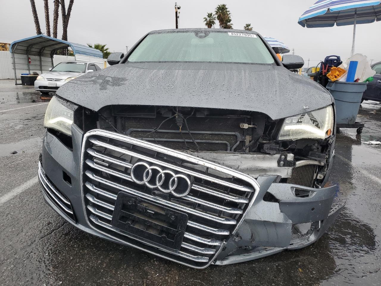 2013 Audi A8 VIN WAUAGAFD7DN032708 Copart auction photo, front end / minor dent/scratches damage thumbnail 5