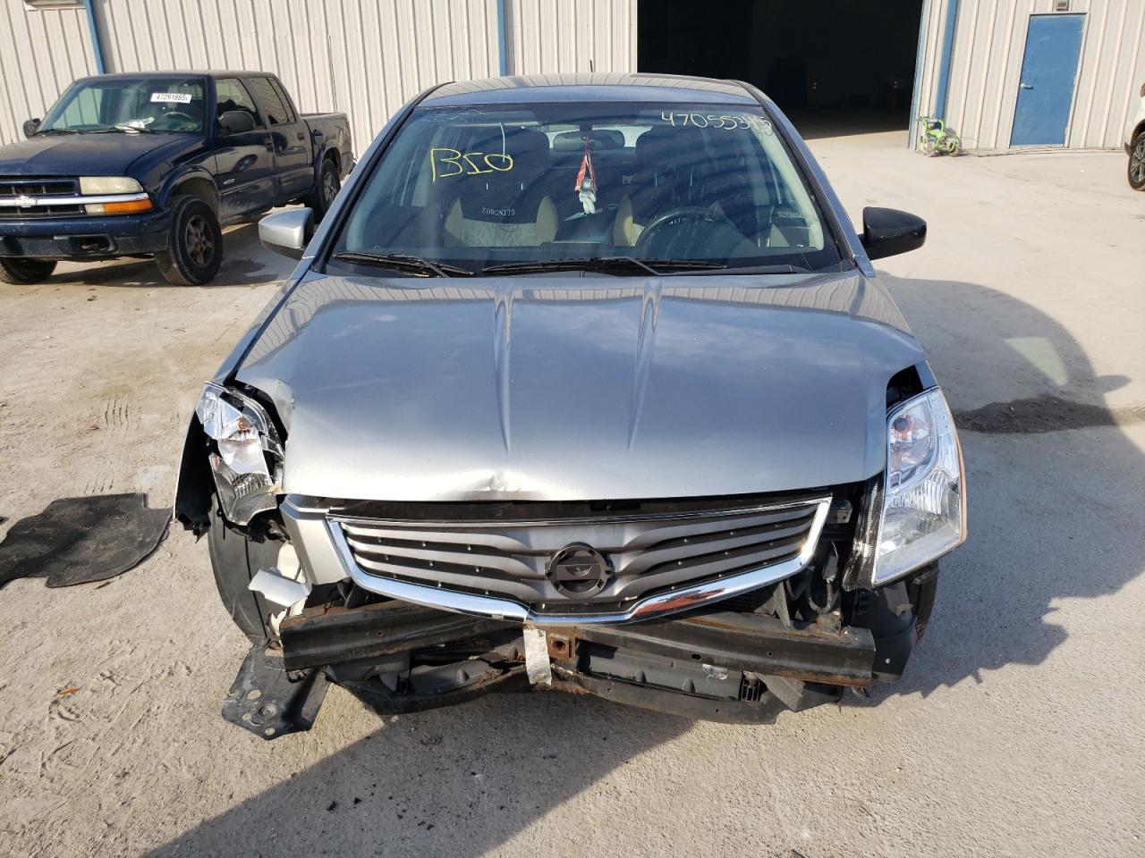 2012 Nissan Sentra VIN 3N1AB6AP0CL635131 Copart auction photo, front end / side damage thumbnail 5