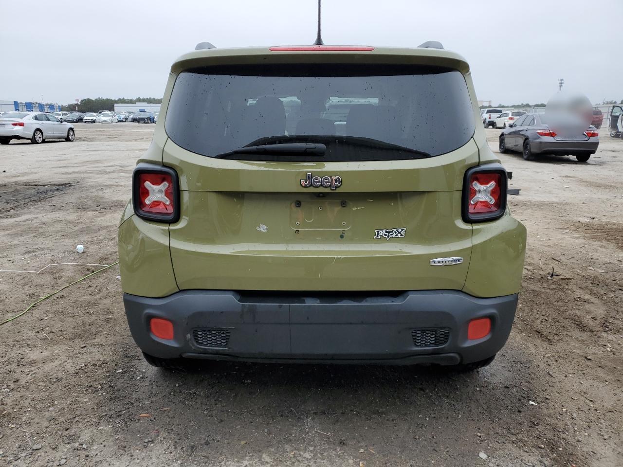 2015 Jeep Renegade VIN ZACCJABT6FPB41472 Copart auction photo, side / rear end damage thumbnail 6
