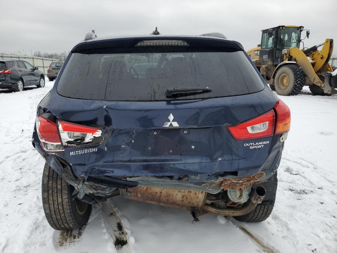 2011 Mitsubishi Outlander VIN JA4AR4AU2BZ009990 Copart auction photo, all over damage thumbnail 6