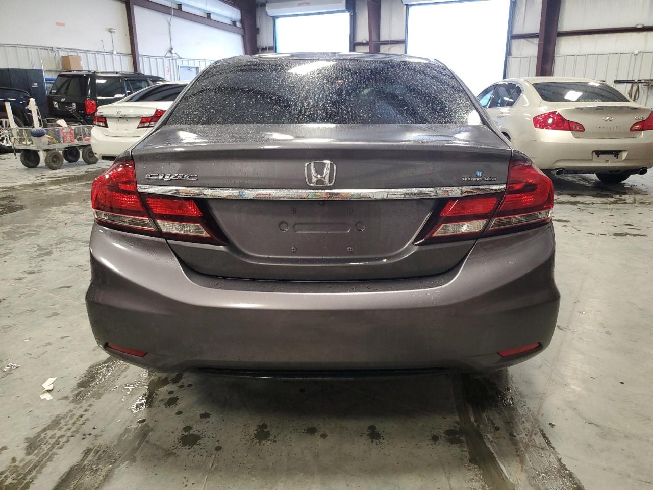 2015 Honda Civic VIN 19XFB2F75FE247616 Copart auction photo, side / minor dent/scratches damage thumbnail 6