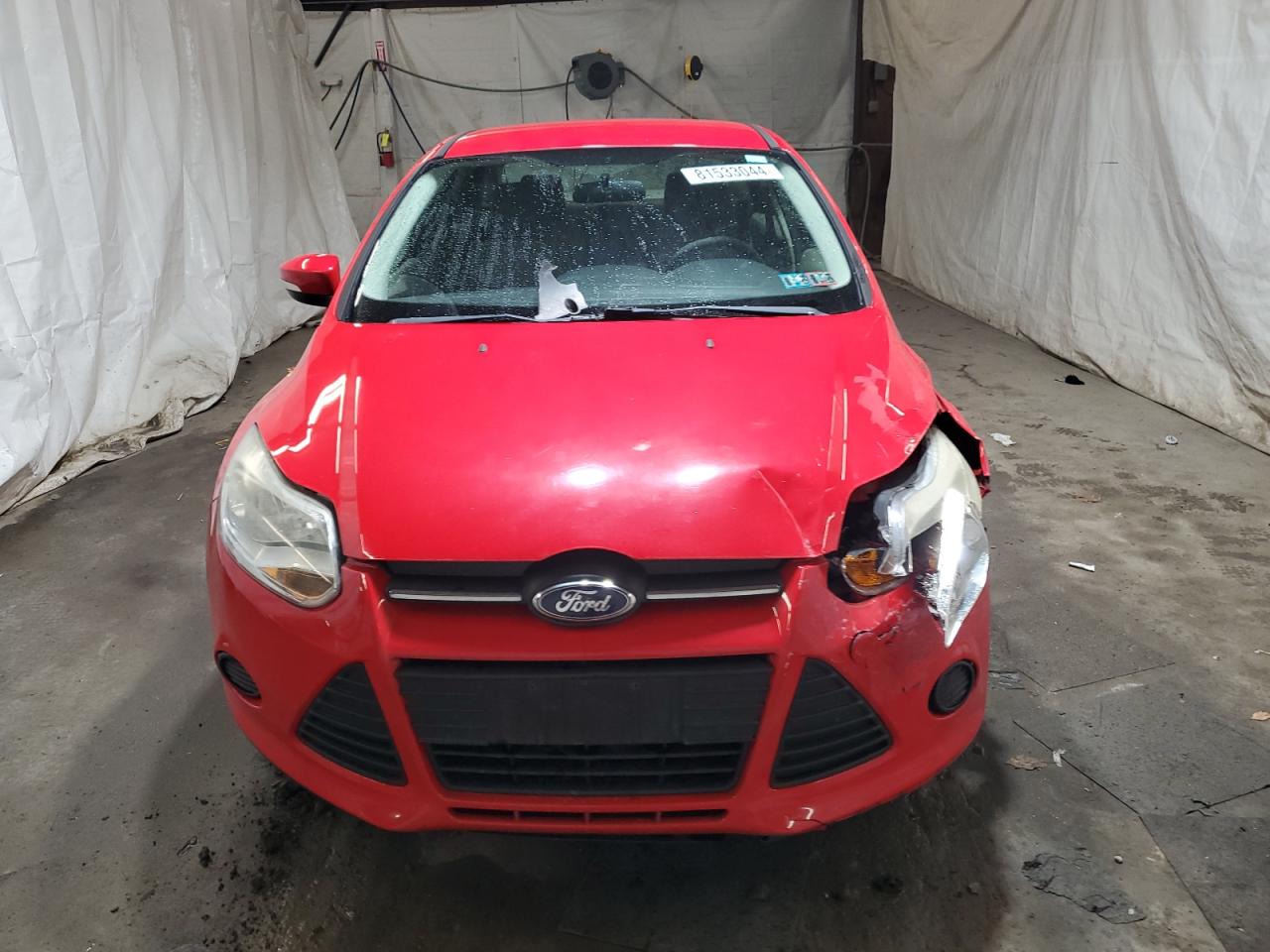 2014 Ford Focus VIN 1FADP3F25EL134408 Copart auction photo, front end / side damage thumbnail 5
