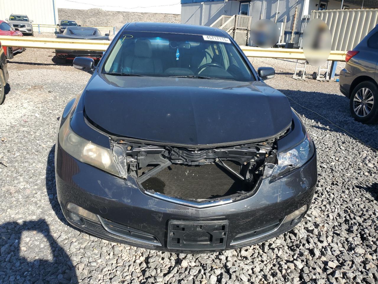 2012 Acura TL VIN 19UUA8F24CA027188 Copart auction photo, front end damage thumbnail 5
