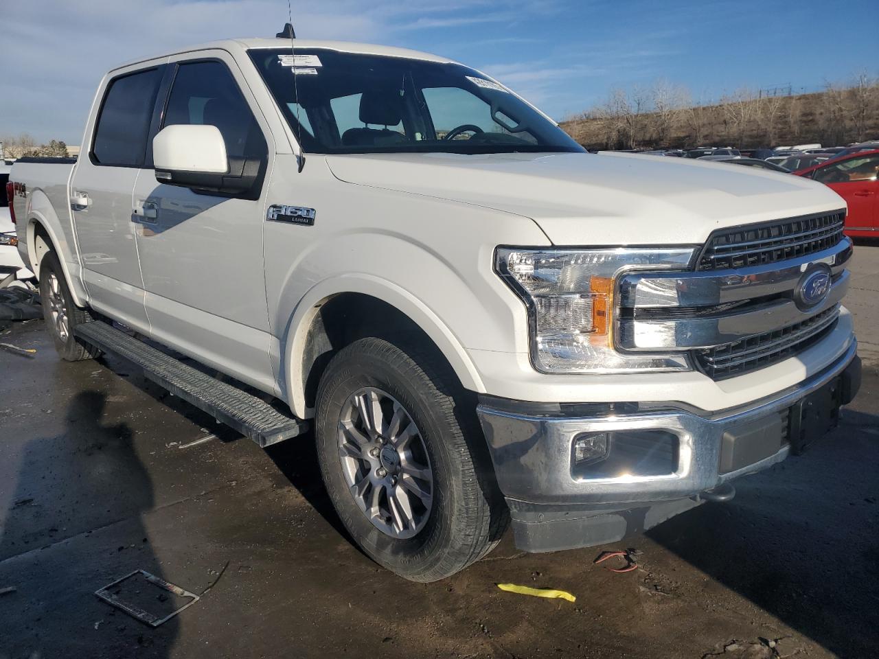 2020 Ford F-150 VIN 1FTEW1E55LKD88107 Copart auction photo, side / front end damage thumbnail 4