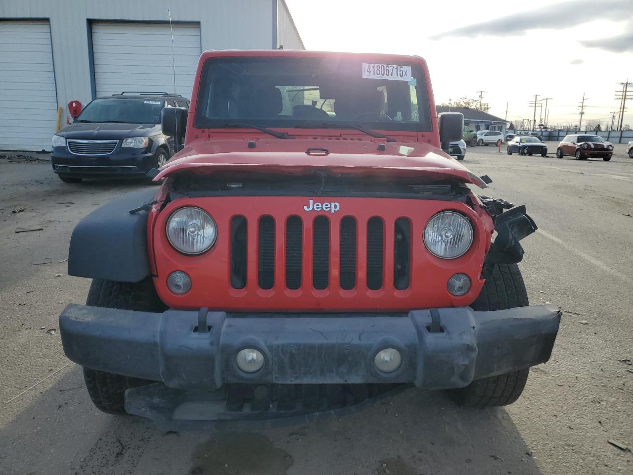 2018 Jeep Wrangler VIN 1C4HJWDG6JL919219 Copart auction photo, front end damage thumbnail 5
