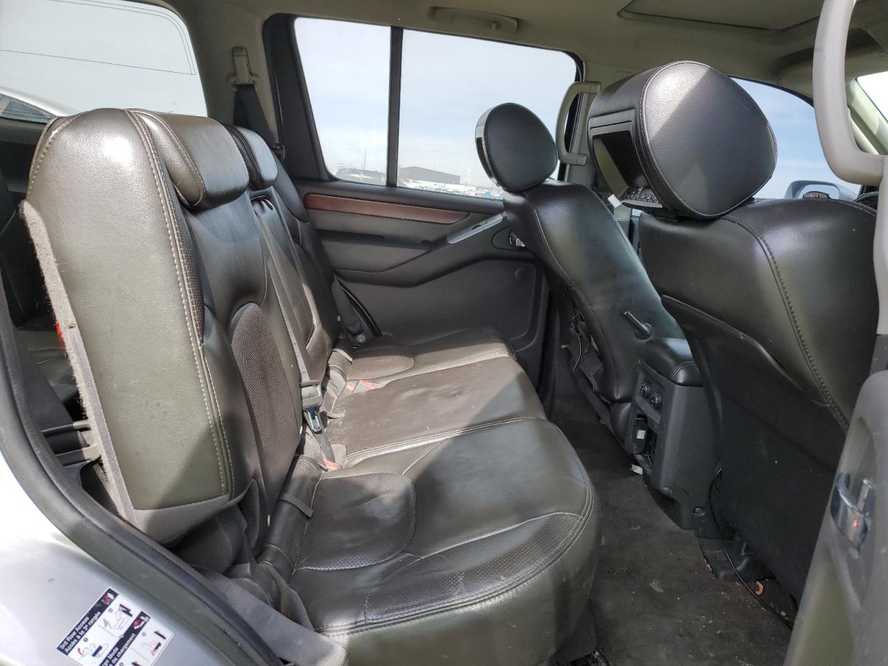 2008 Nissan Pathfinder VIN 5N1AR18B58C641382 Copart auction photo, rear end / side damage thumbnail 11