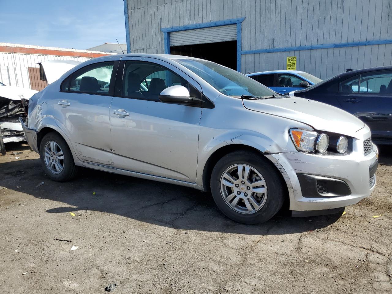 2012 Chevrolet Sonic VIN 1G1JA5SH6C4106900 Copart auction photo, rear end / front end damage thumbnail 4