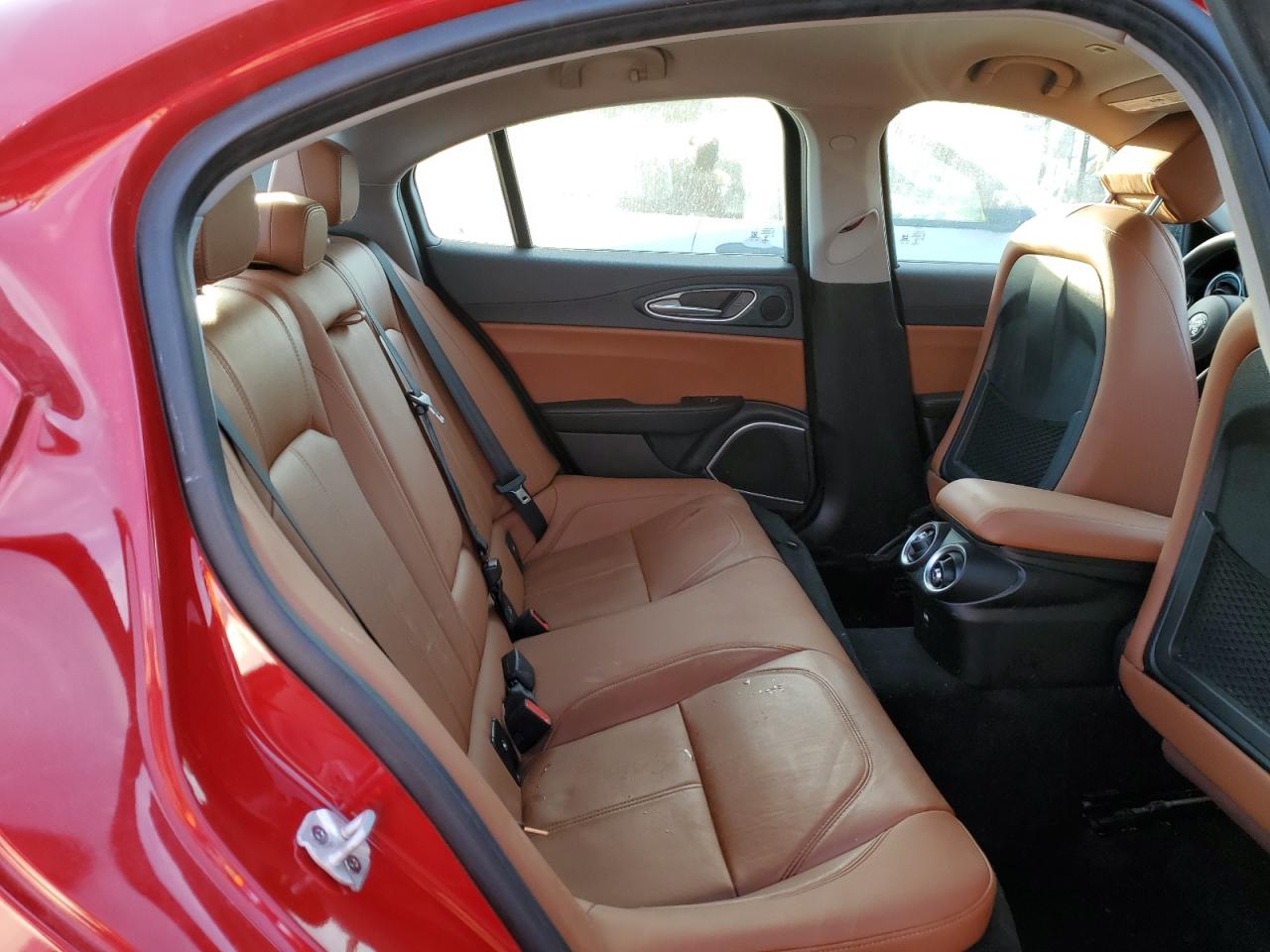 2019 Alfa Romeo Giulia VIN ZARFAMAN2K7605257 Copart auction photo, water/flood damage thumbnail 10
